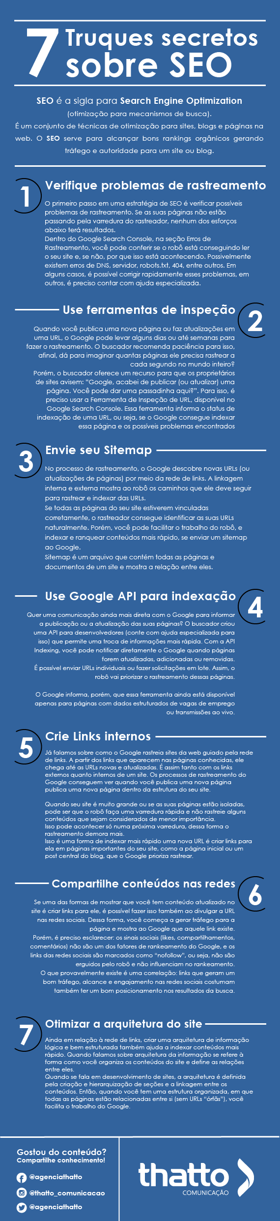 sete segredos dicas secretas de SEO